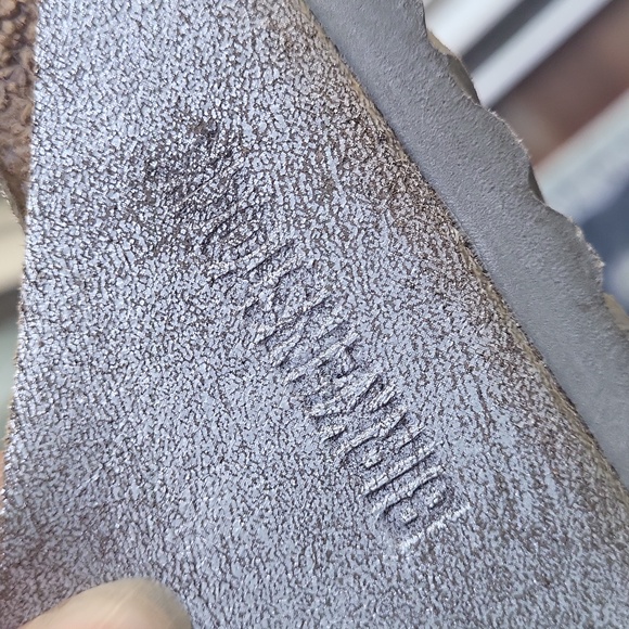 Silver double strapped Birkenstocks - Picture 4 of 5